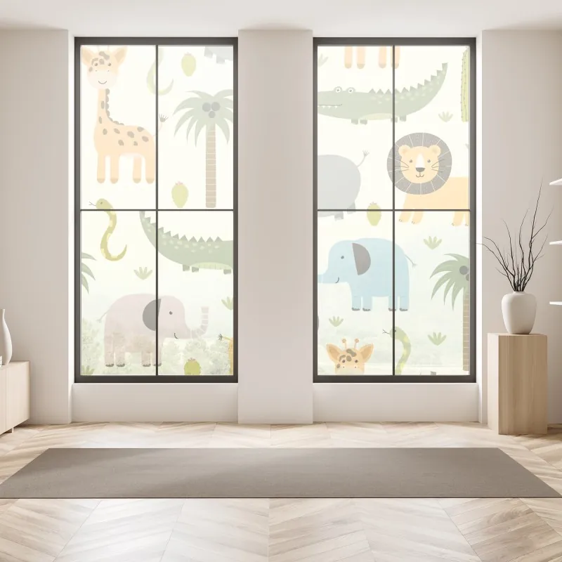 Naklejka na okno abstrakcyjne marmurowe tło w odcieniach turkusu i fioletu ze złotem – Wallissimo®