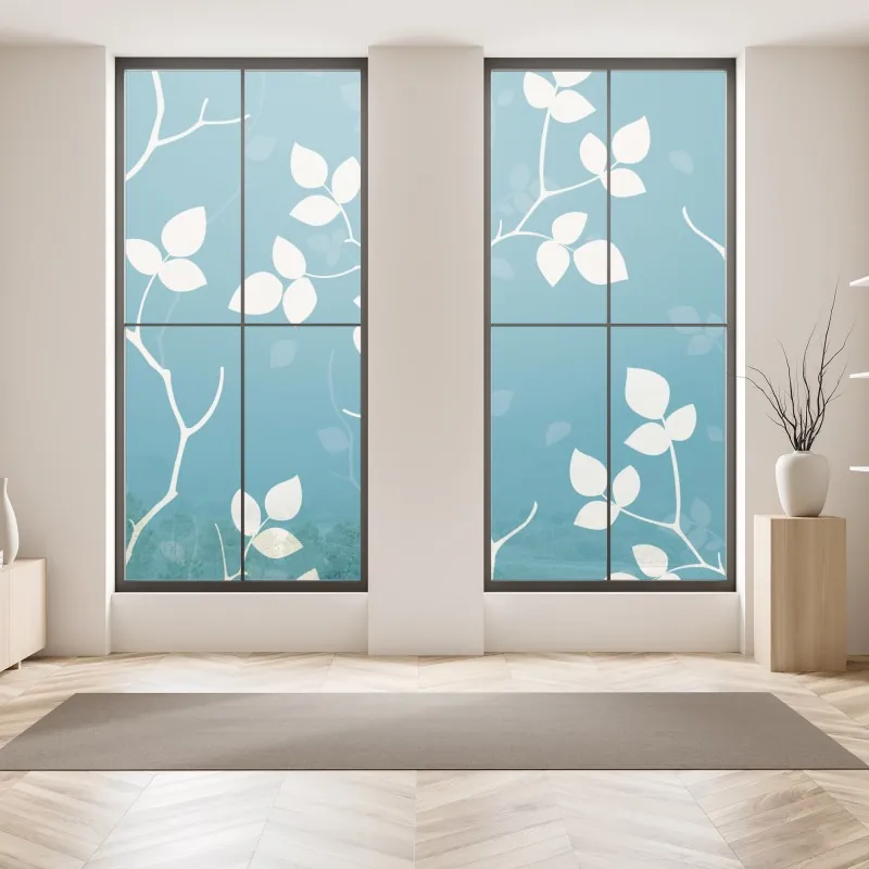 Naklejka na okno wschód słońca nad Wodospadami Epupa – Wallissimo®