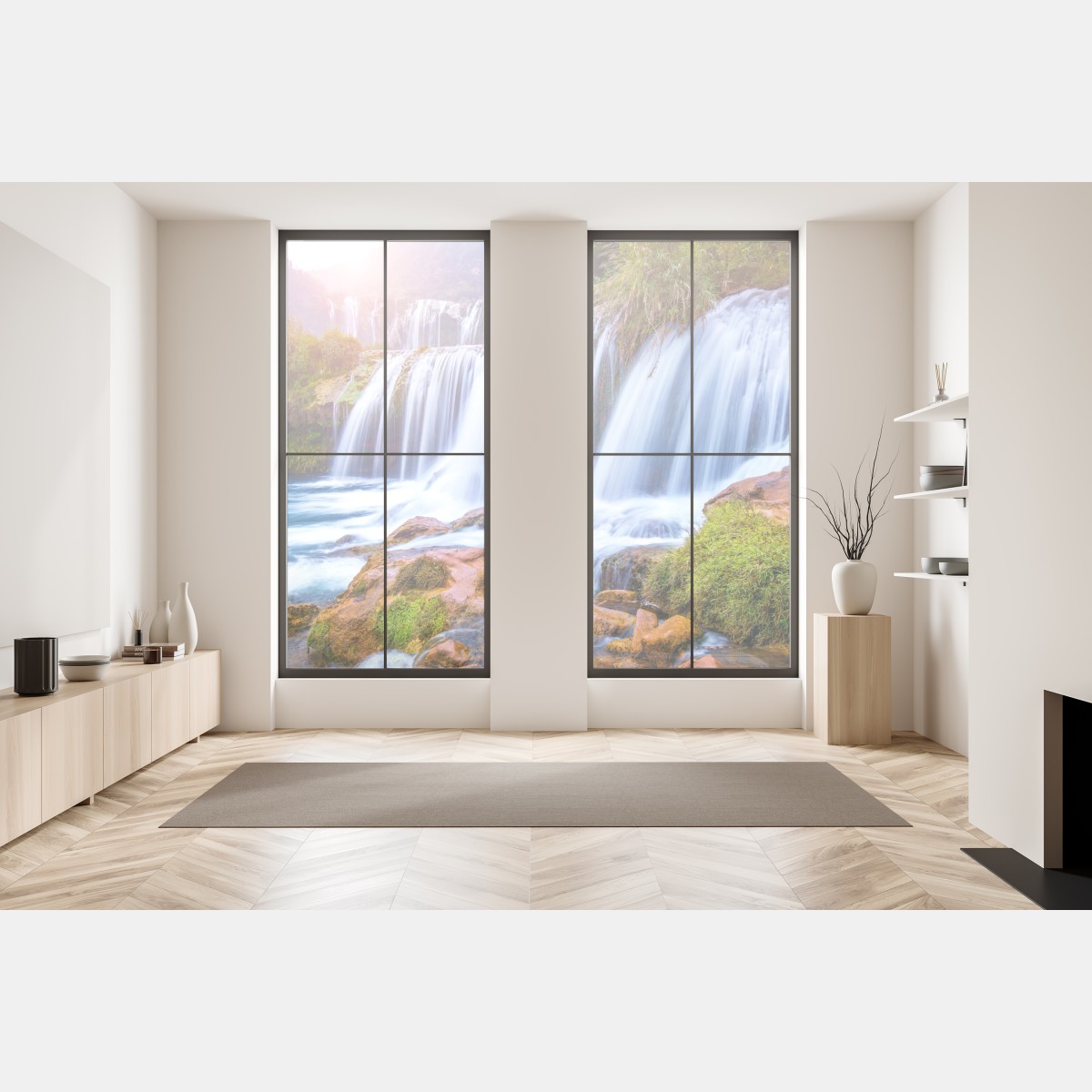 Naklejka na okno Jiulong wodospad w Luoping, Chiny – Wallissimo® Naklejka na okno Jiulong wodospad w Luoping, Chiny – Wallissimo®