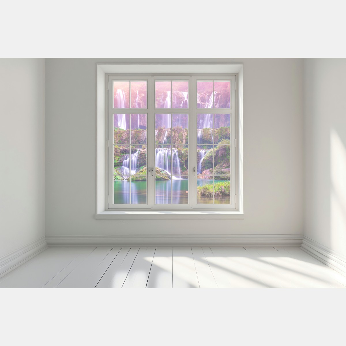 Naklejka na okno spokojny wodospad Jiulong w Luoping, Chiny – Wallissimo® Naklejka na okno spokojny wodospad Jiulong w Luoping, Chiny – Wallissimo®