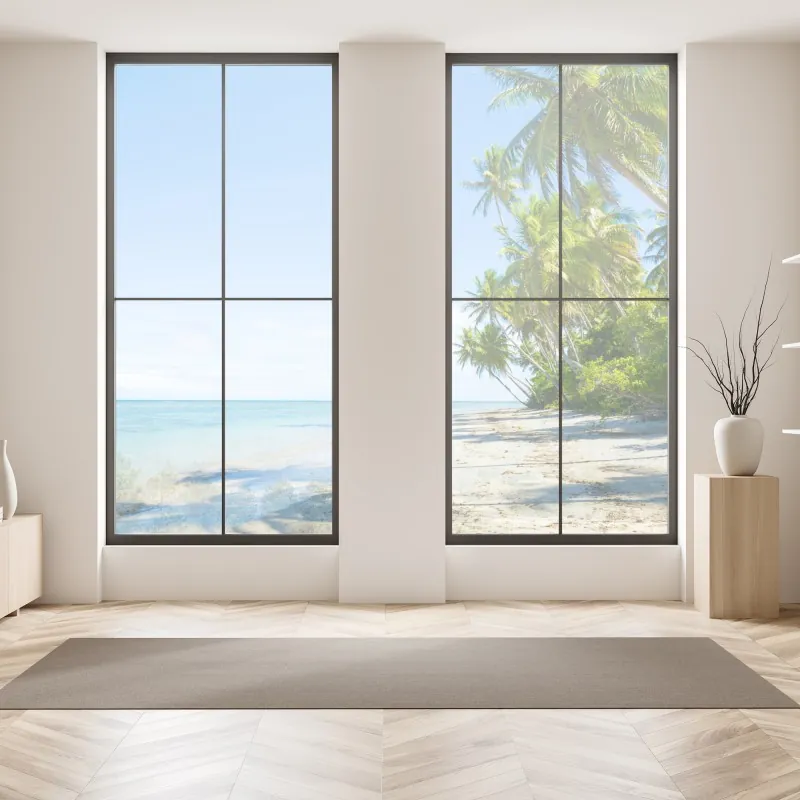 Naklejka na okno delikatny wzór z magnoliami – Wallissimo®