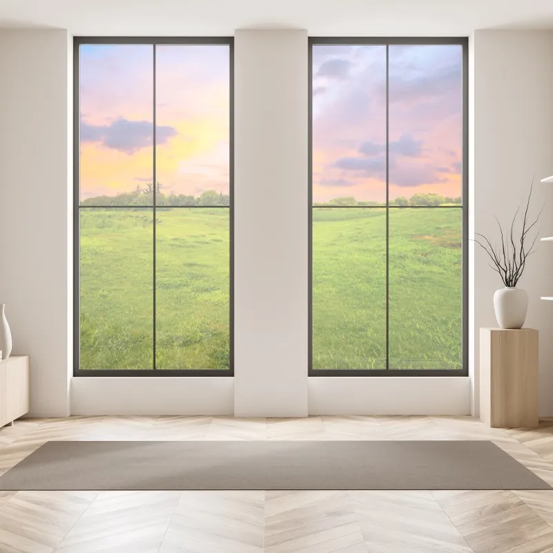 Naklejka na okno delikatny wzór z magnoliami – Wallissimo®