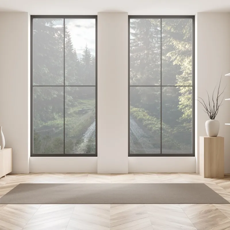 Naklejka na okno bukiet czerwonych róż w zbliżeniu – Wallissimo®