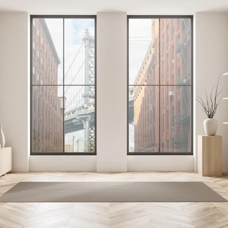 Naklejka na okno wschód słońca nad Wodospadami Epupa – Wallissimo®