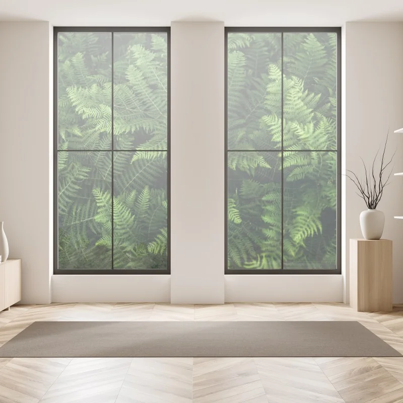 Naklejka na okno bujna zielona paproć – Wallissimo® Naklejka na okno bujna zielona paproć – Wallissimo®