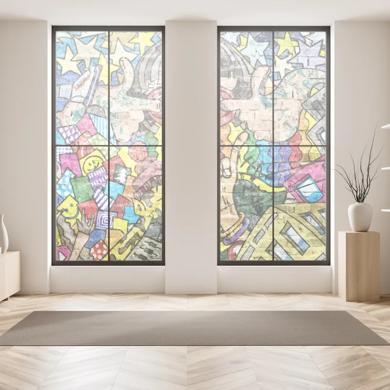 Naklejka na okno ścieżka wybrzeżna do Hor Point, St Ives – Wallissimo®