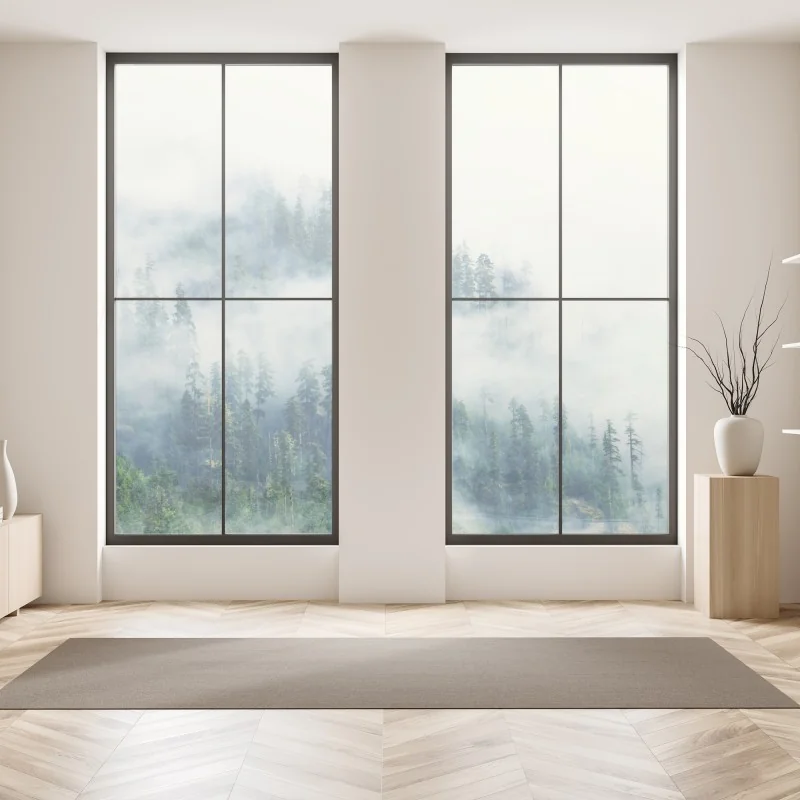 Naklejka na okno mglisty las – Wallissimo® Naklejka na okno mglisty las – Wallissimo®