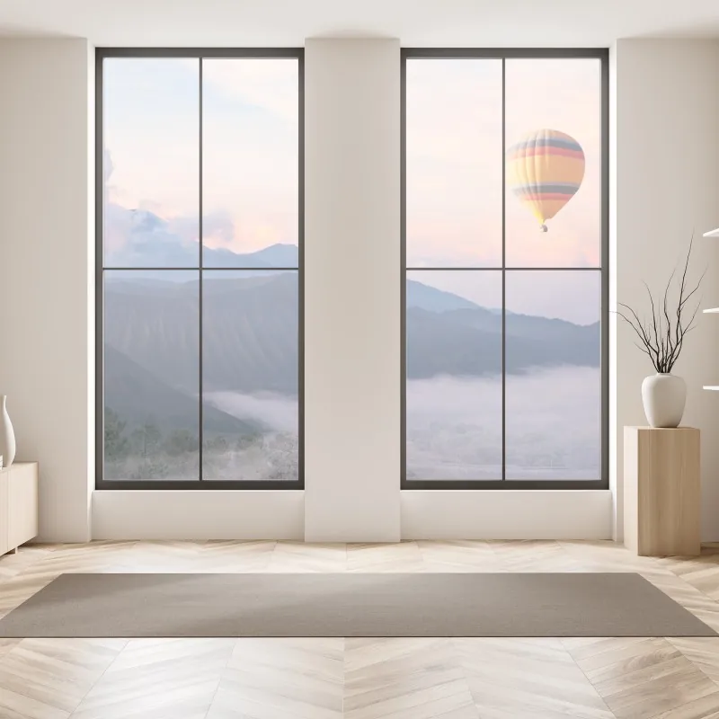 Naklejka na okno Matterhorn w całej okazałości z Gornergrat – Wallissimo®