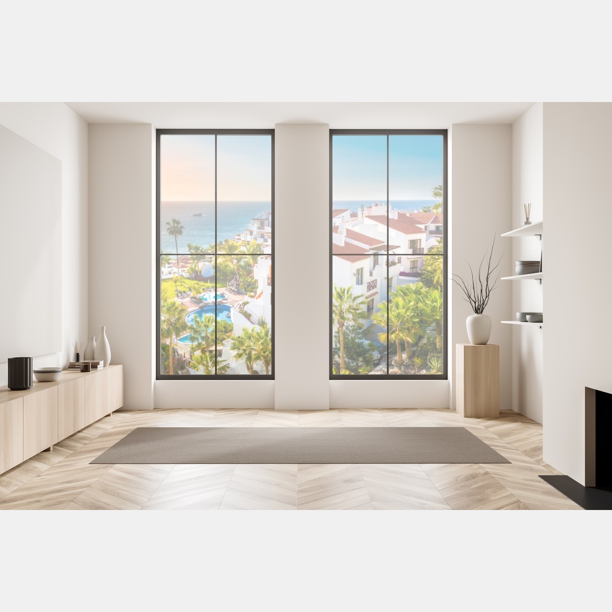 Naklejka na okno zachód słońca nad Puerto de Santiago, Teneryfa – Wallissimo® Naklejka na okno zachód słońca nad Puerto de Santiago, Teneryfa – Wallissimo®