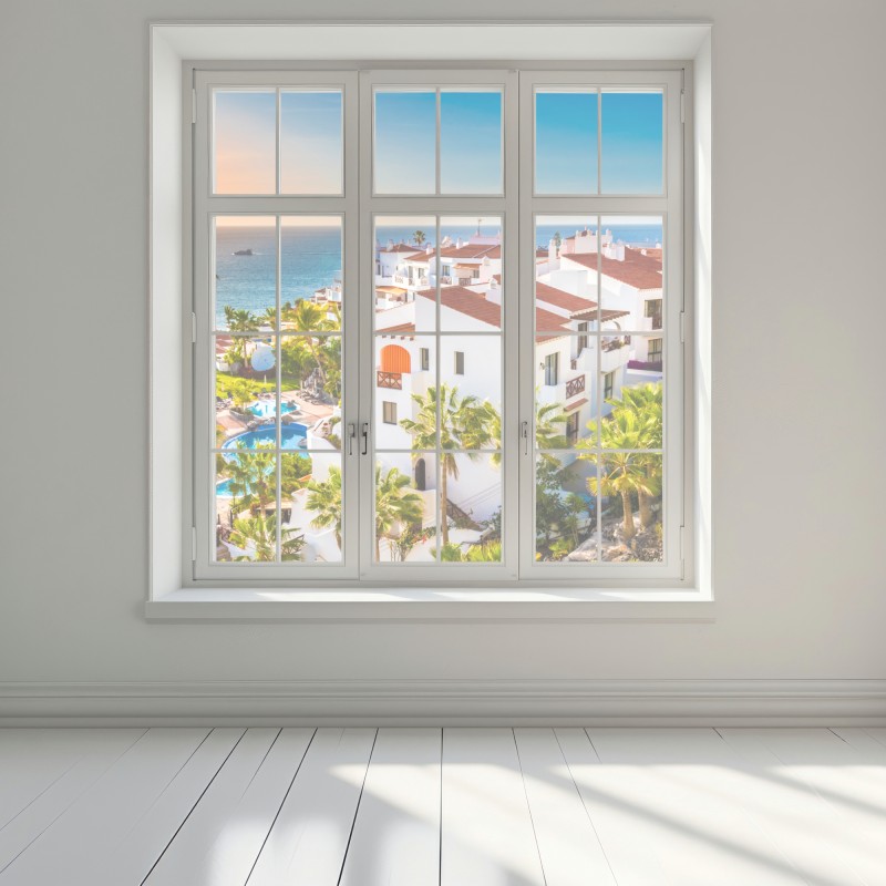 Naklejka na okno zachód słońca nad Puerto de Santiago, Teneryfa – Wallissimo® Naklejka na okno zachód słońca nad Puerto de Santiago, Teneryfa – Wallissimo®