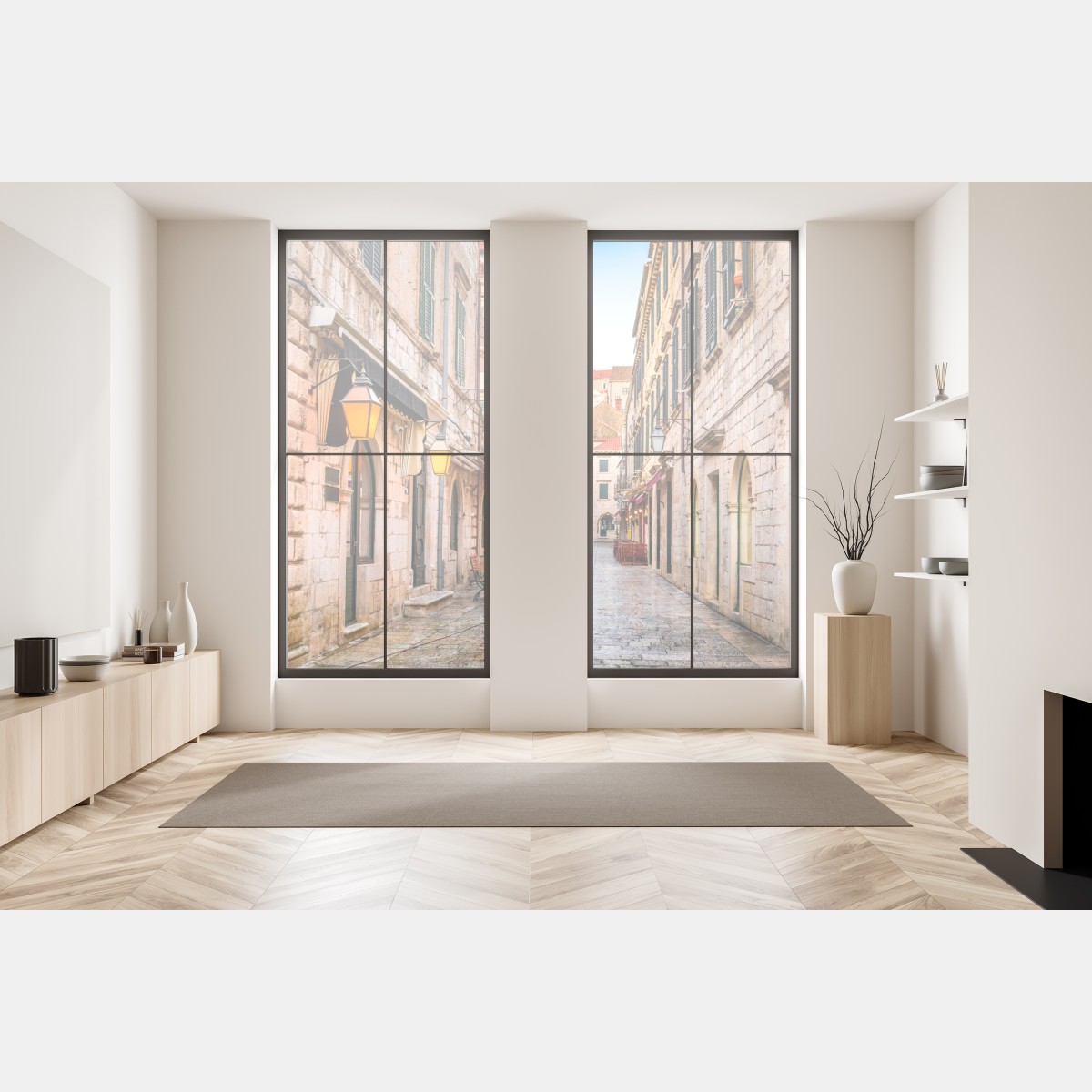 Naklejka na okno Dubrownik stara ulica – Wallissimo® Naklejka na okno Dubrownik stara ulica – Wallissimo®