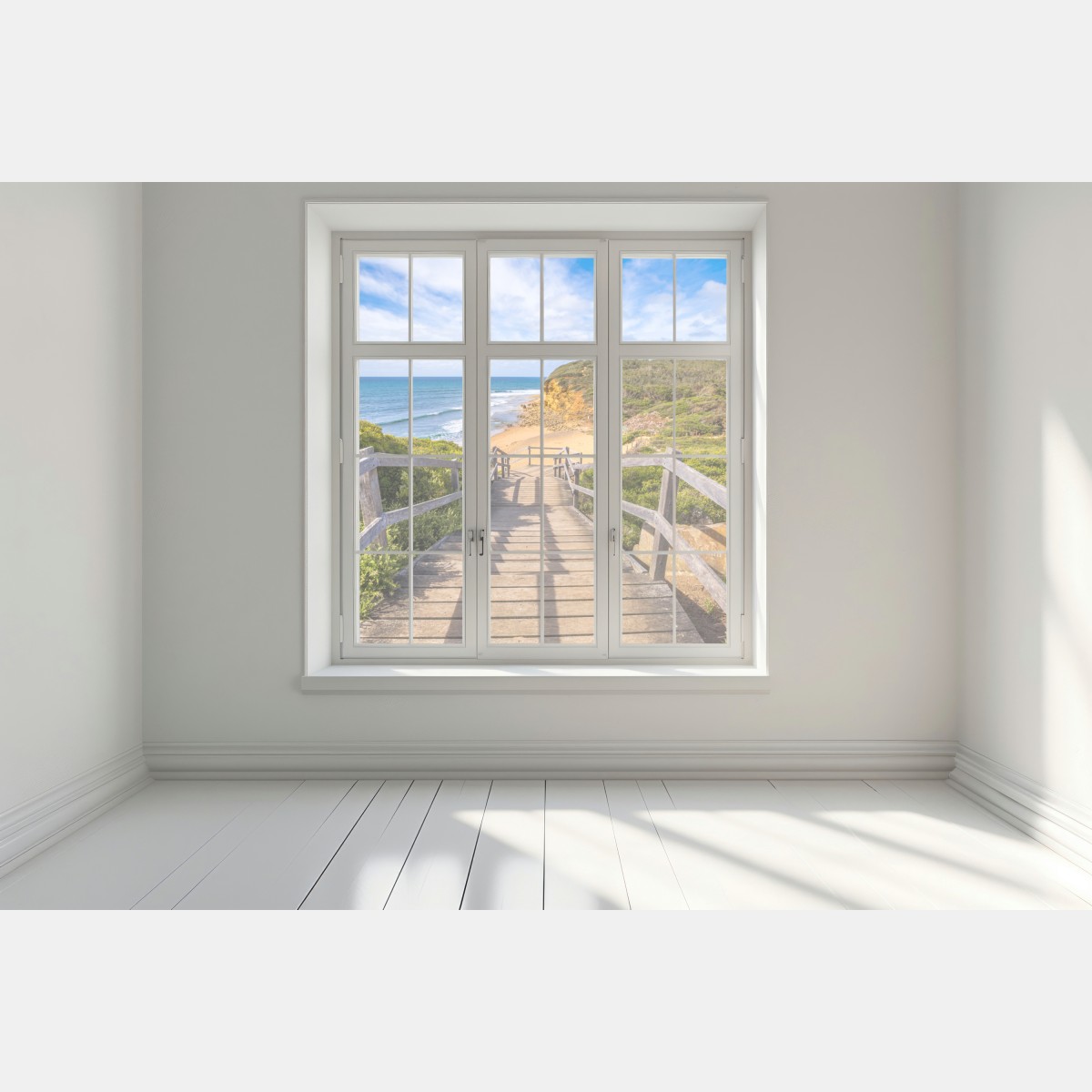 Naklejka na okno ścieżka do Bells Beach nadmorski pejzaż – Wallissimo® Naklejka na okno ścieżka do Bells Beach nadmorski pejzaż – Wallissimo®