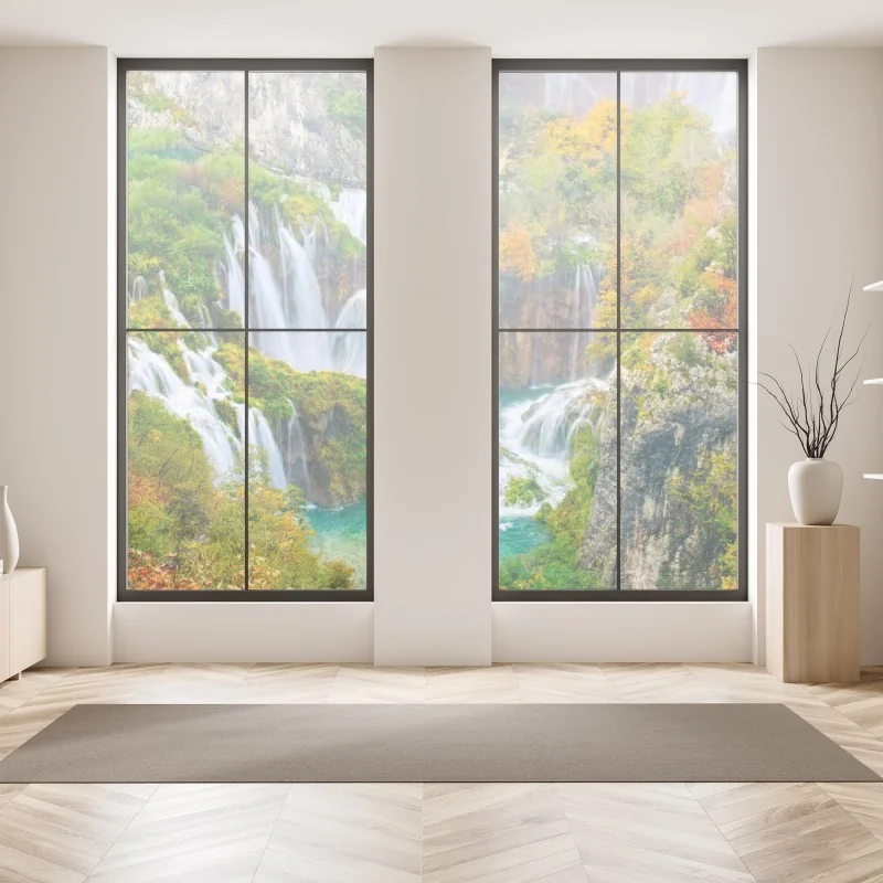 Naklejka na okno tropikalna plaża w Cap Cana – Wallissimo®