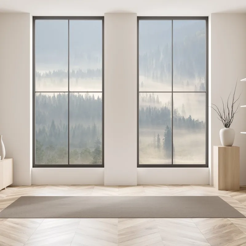 Naklejka na okno Sveti Stefan, Czarnogóra historyczny kurort na wyspie – Wallissimo®