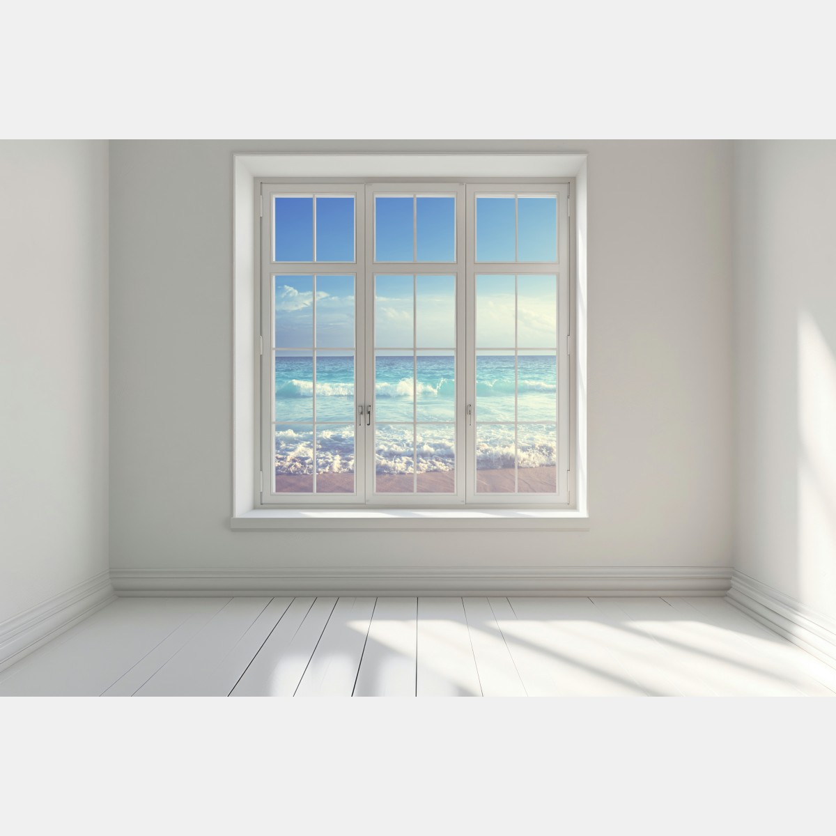 Naklejka na okno plaża na Seszelach o zachodzie słońca – Wallissimo® Naklejka na okno plaża na Seszelach o zachodzie słońca – Wallissimo®