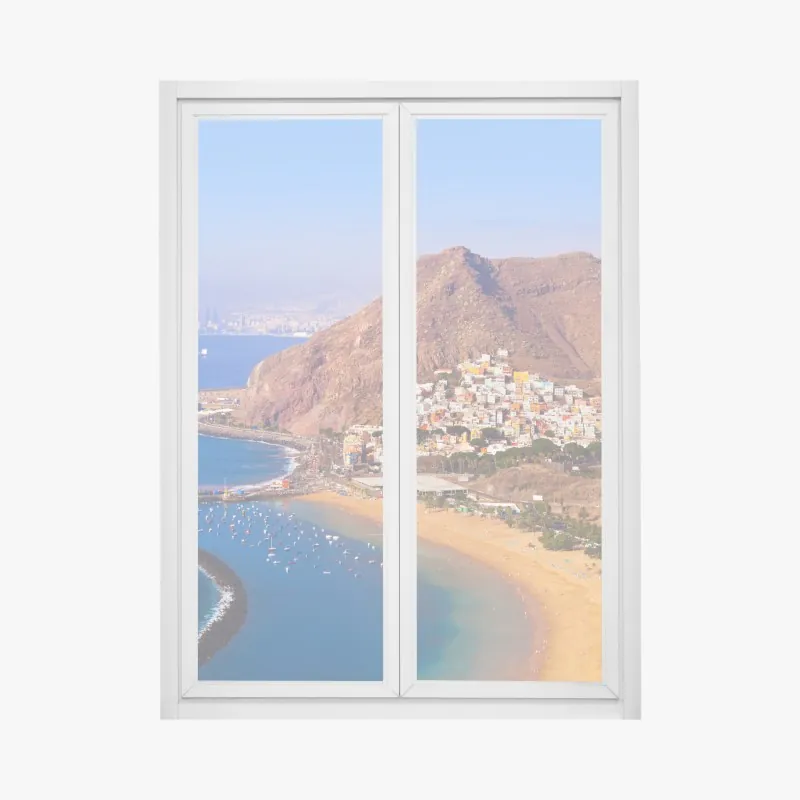 Naklejka na okno złote geometryczne fasety – Wallissimo®