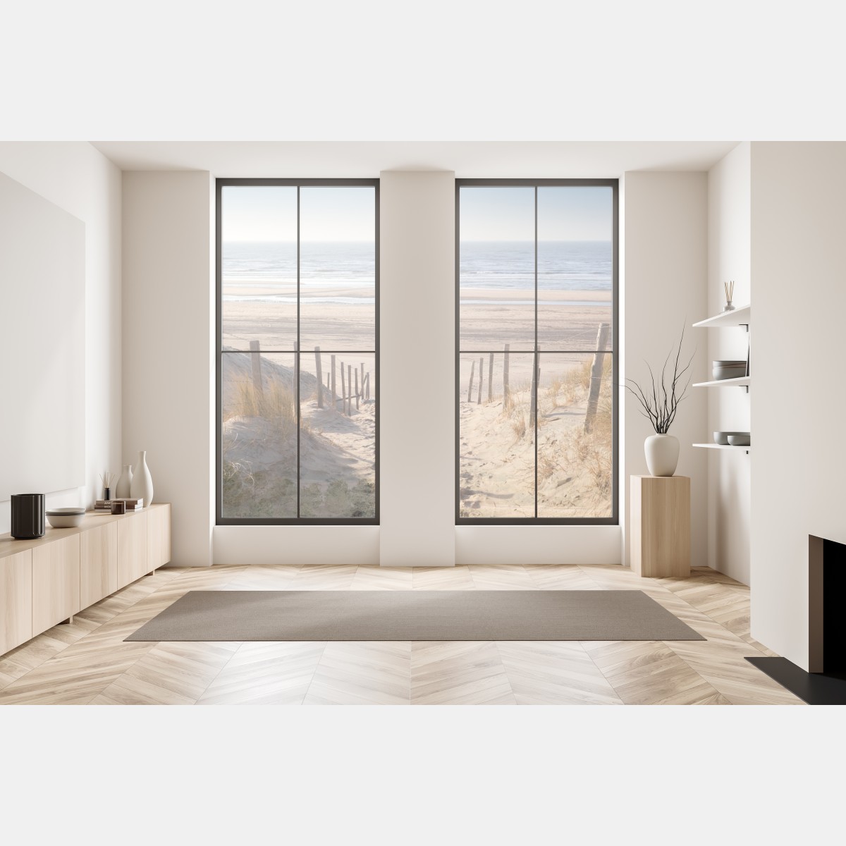 Naklejka na okno słoneczna ścieżka nad Morzem Północnym – Wallissimo® Naklejka na okno słoneczna ścieżka nad Morzem Północnym – Wallissimo®