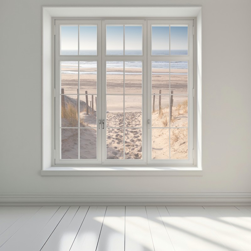 Naklejka na okno słoneczna ścieżka nad Morzem Północnym – Wallissimo® Naklejka na okno słoneczna ścieżka nad Morzem Północnym – Wallissimo®