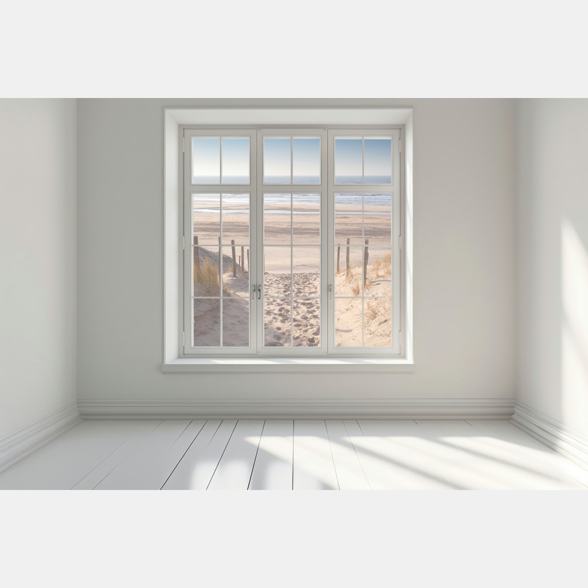 Naklejka na okno słoneczna ścieżka nad Morzem Północnym – Wallissimo® Naklejka na okno słoneczna ścieżka nad Morzem Północnym – Wallissimo®