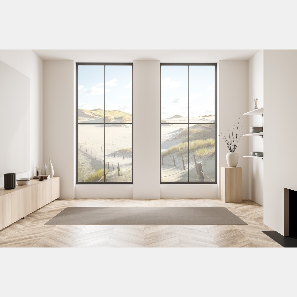 Naklejka na okno spokojne wydmy Słowińskiego Parku Narodowego – Wallissimo® Naklejka na okno spokojne wydmy Słowińskiego Parku Narodowego – Wallissimo®