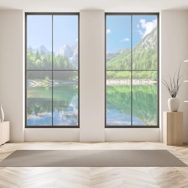 Naklejka na okno Matterhorn w całej okazałości z Gornergrat – Wallissimo®