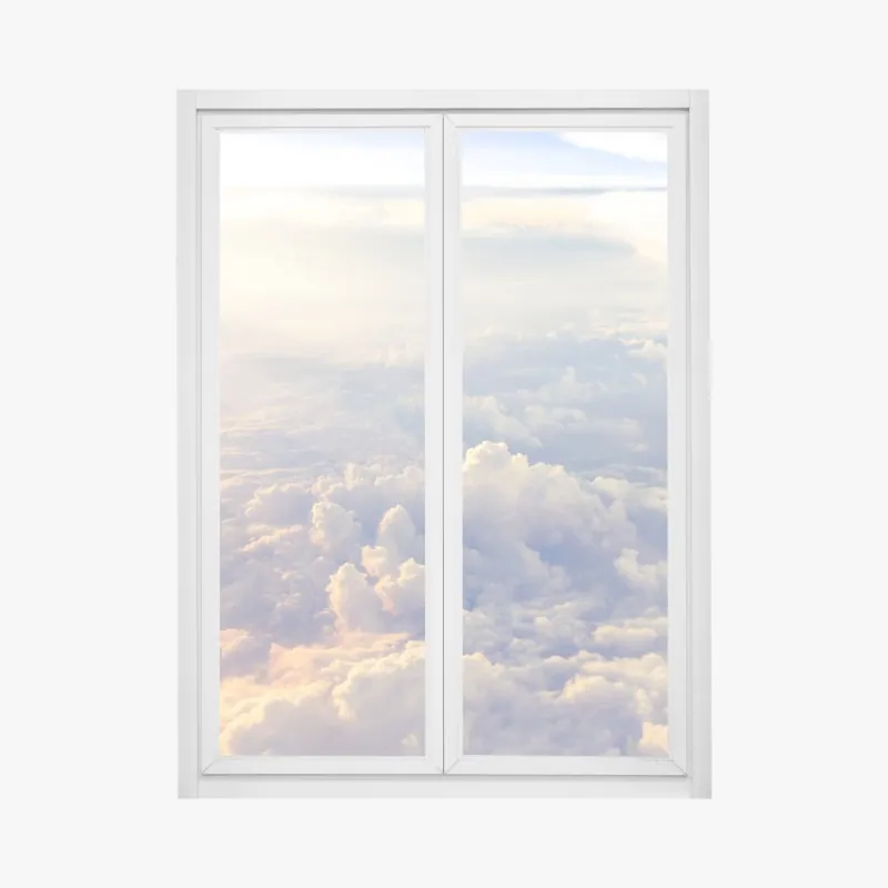 Naklejka na okno różowe akwarelowe kwiaty na czarnym tle – Wallissimo®