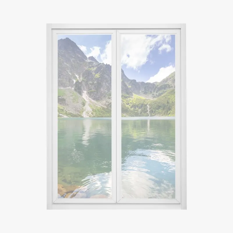 Naklejka na okno różowy wzór z piwoniami – Wallissimo®