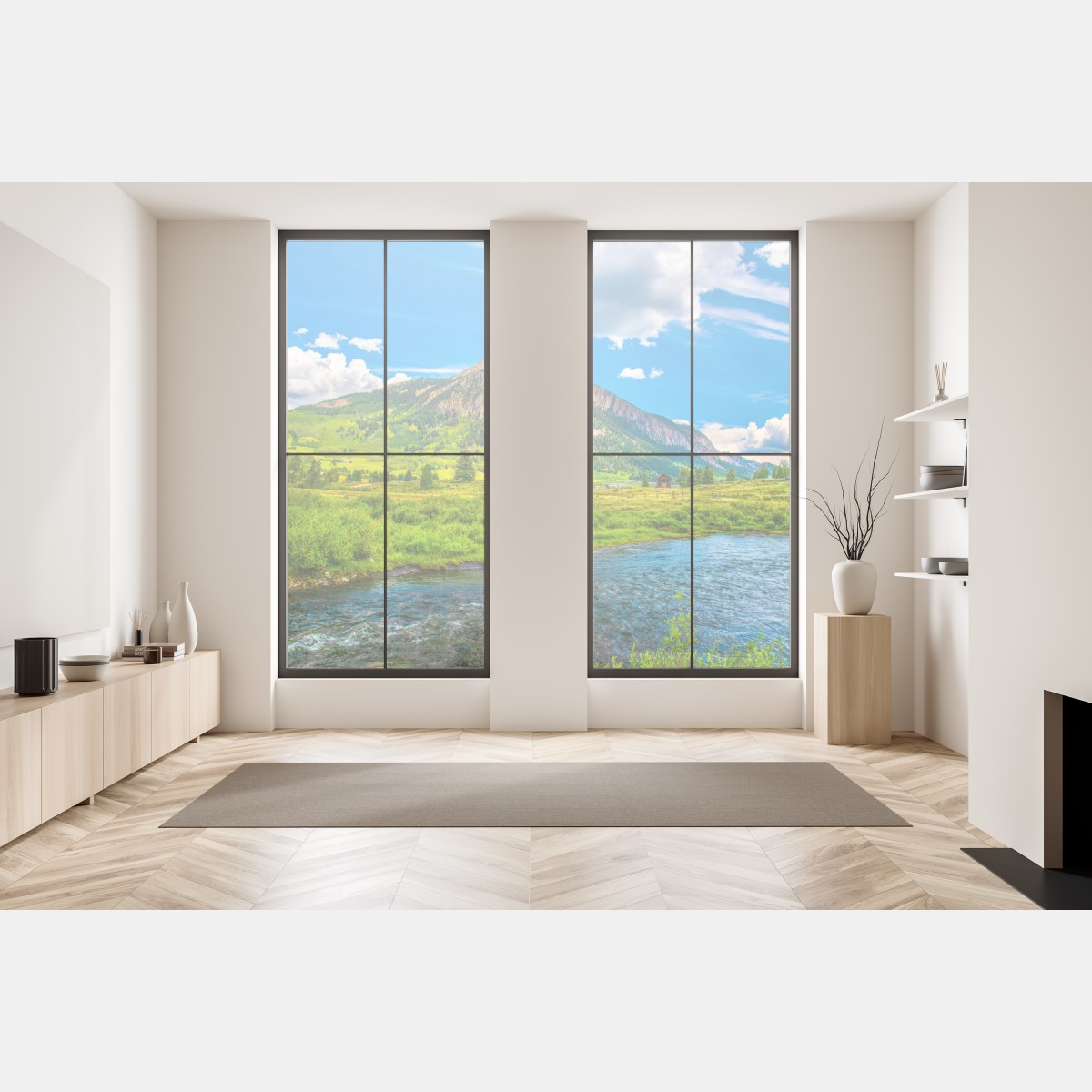 Naklejka na okno słoneczne góry Crested Butte, Kolorado – Wallissimo® Naklejka na okno słoneczne góry Crested Butte, Kolorado – Wallissimo®