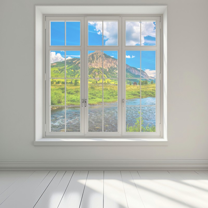 Naklejka na okno słoneczne góry Crested Butte, Kolorado – Wallissimo® Naklejka na okno słoneczne góry Crested Butte, Kolorado – Wallissimo®