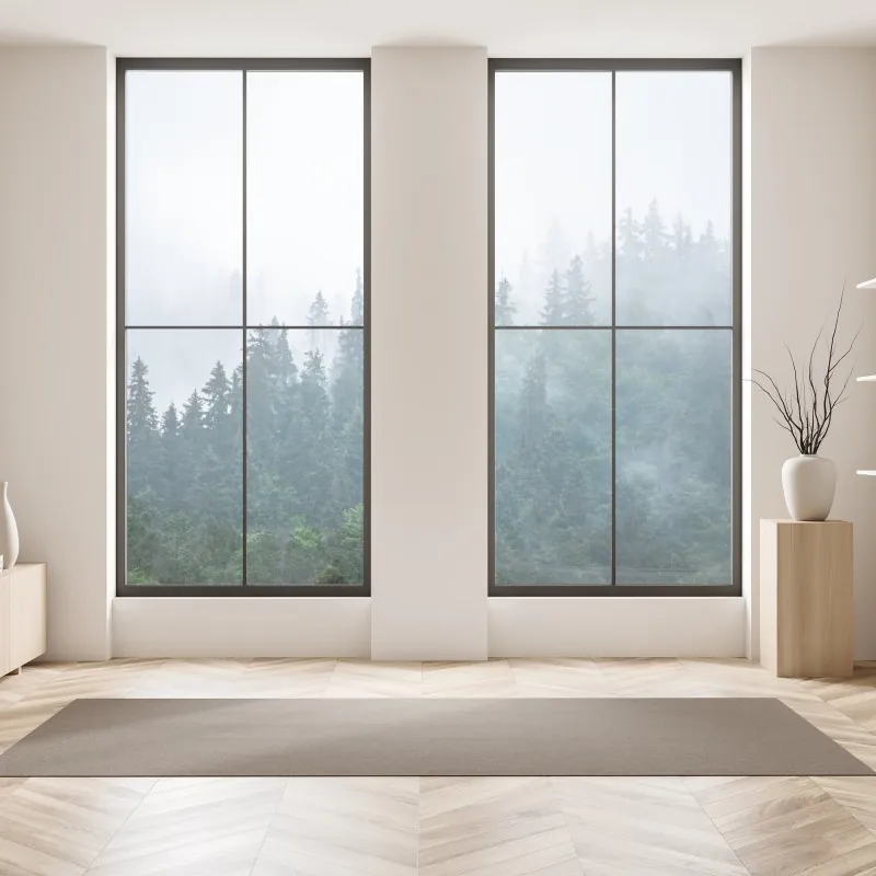 Naklejka na okno delikatny pastelowy wzór kwiatowy – Wallissimo®