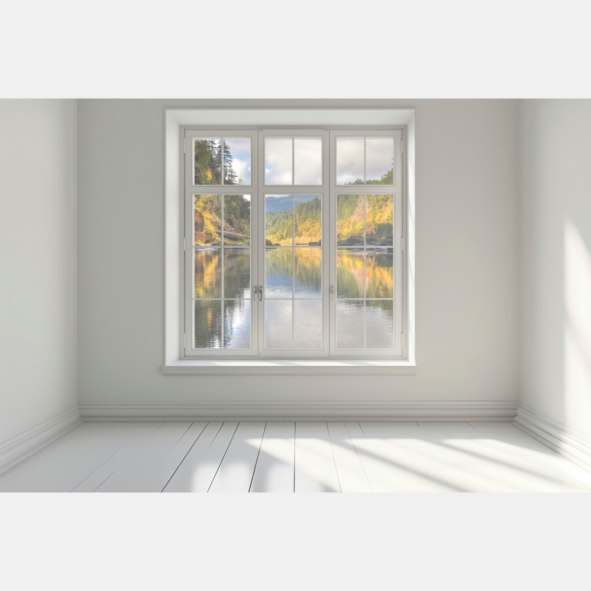 Naklejka na okno Rogue River jesienne odbicia – Wallissimo® Naklejka na okno Rogue River jesienne odbicia – Wallissimo®