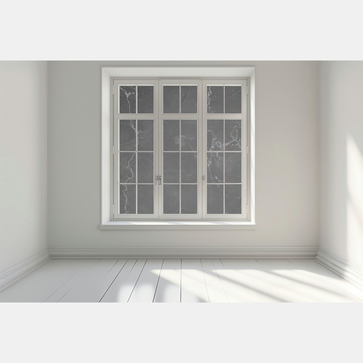 Naklejka na okno czarna faktura marmuru – Wallissimo® Naklejka na okno czarna faktura marmuru – Wallissimo®