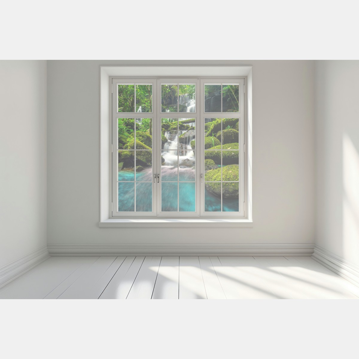 Naklejka na okno spokojny wodospad w Phu Tub Berk, Tajlandia – Wallissimo® Naklejka na okno spokojny wodospad w Phu Tub Berk, Tajlandia – Wallissimo®