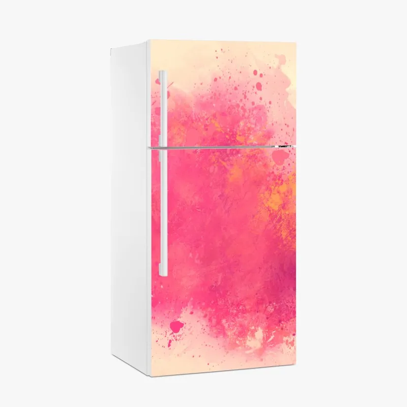 Naklejka na lodówkę wibrujący fioletowy bukiet kwiatów – Wallissimo®