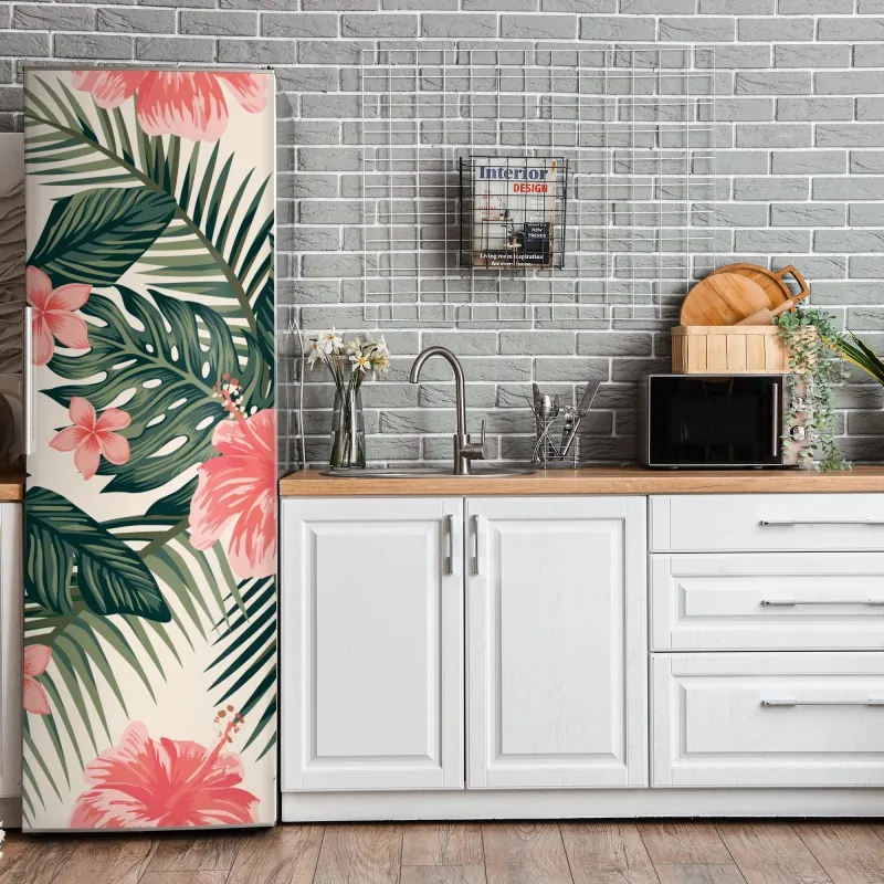 Naklejka na lodówkę intymny monochromatyczny portret – Wallissimo®