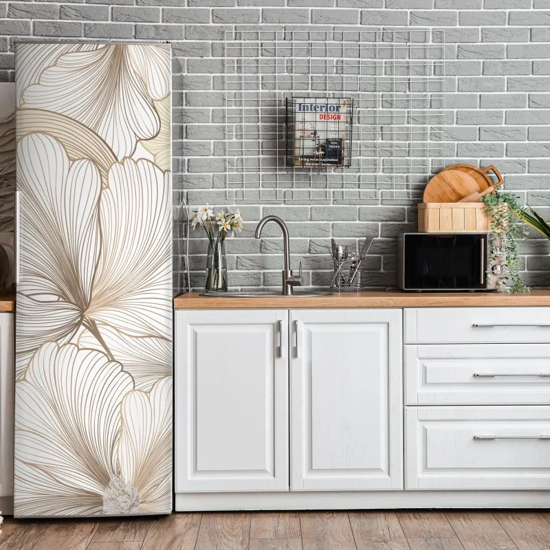 Naklejka na lodówkę zachód słońca nad wydmami Grace Bay – Wallissimo®