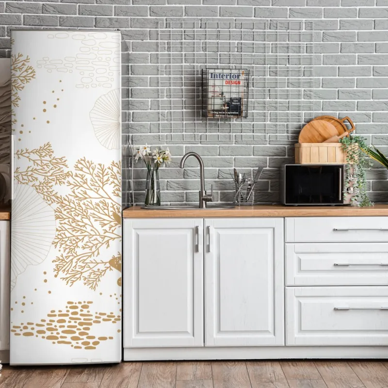 Naklejka na lodówkę burzliwe wybrzeże Islandii panorama – Wallissimo®