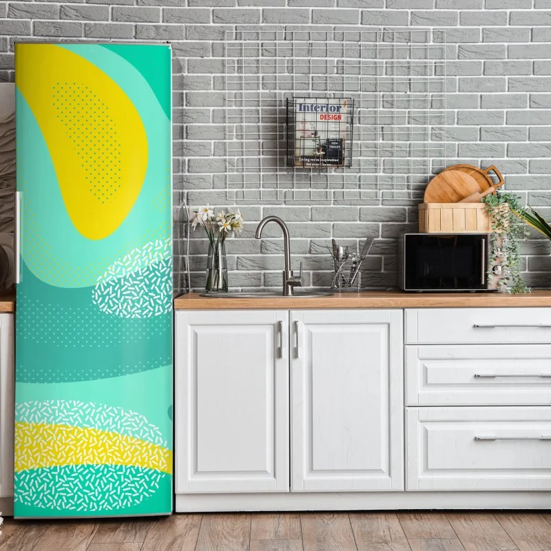 Naklejka na lodówkę wschód słońca nad Lago di Braies – Wallissimo®