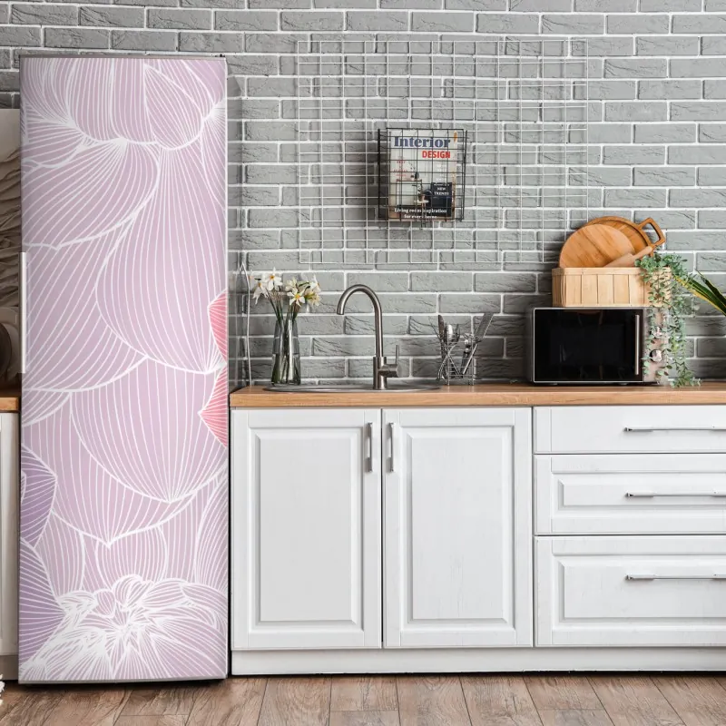 Naklejka na lodówkę zachód słońca nad Hintersee – Wallissimo®