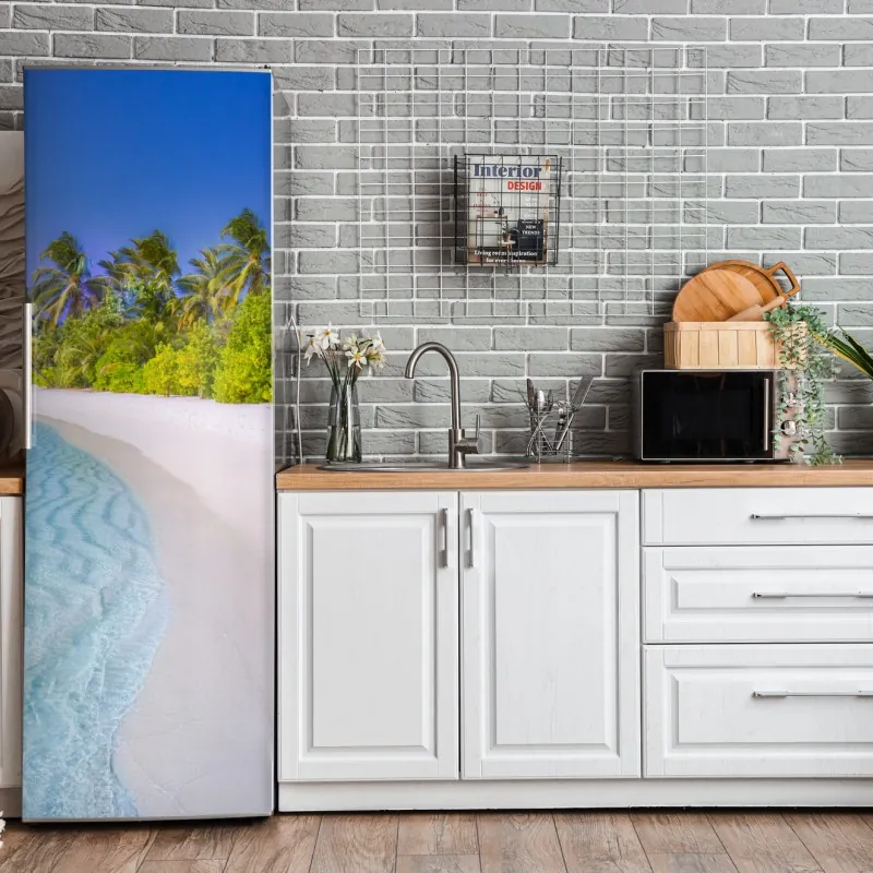 Naklejka na lodówkę intymny monochromatyczny portret – Wallissimo®