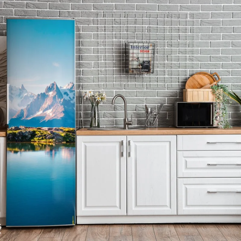 Naklejka na lodówkę intymny monochromatyczny portret – Wallissimo®