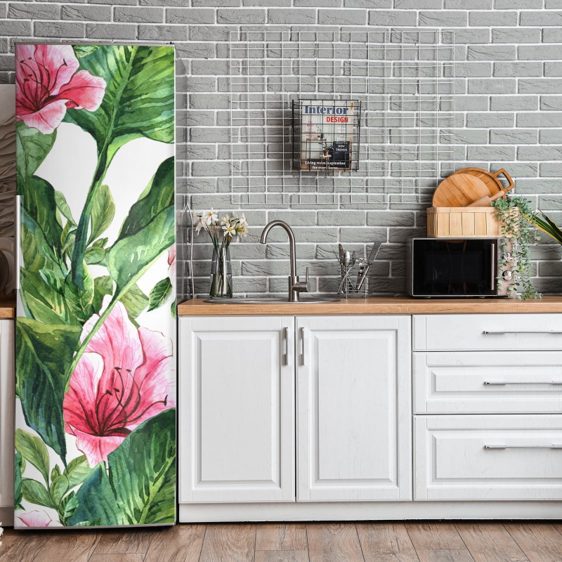 Naklejka na lodówkę intymny monochromatyczny portret – Wallissimo®