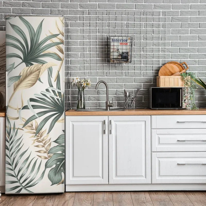 Naklejka na lodówkę zachód słońca nad wydmami Grace Bay – Wallissimo®