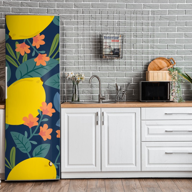 Naklejka na lodówkę różowa cukierkowa spirala – Wallissimo®