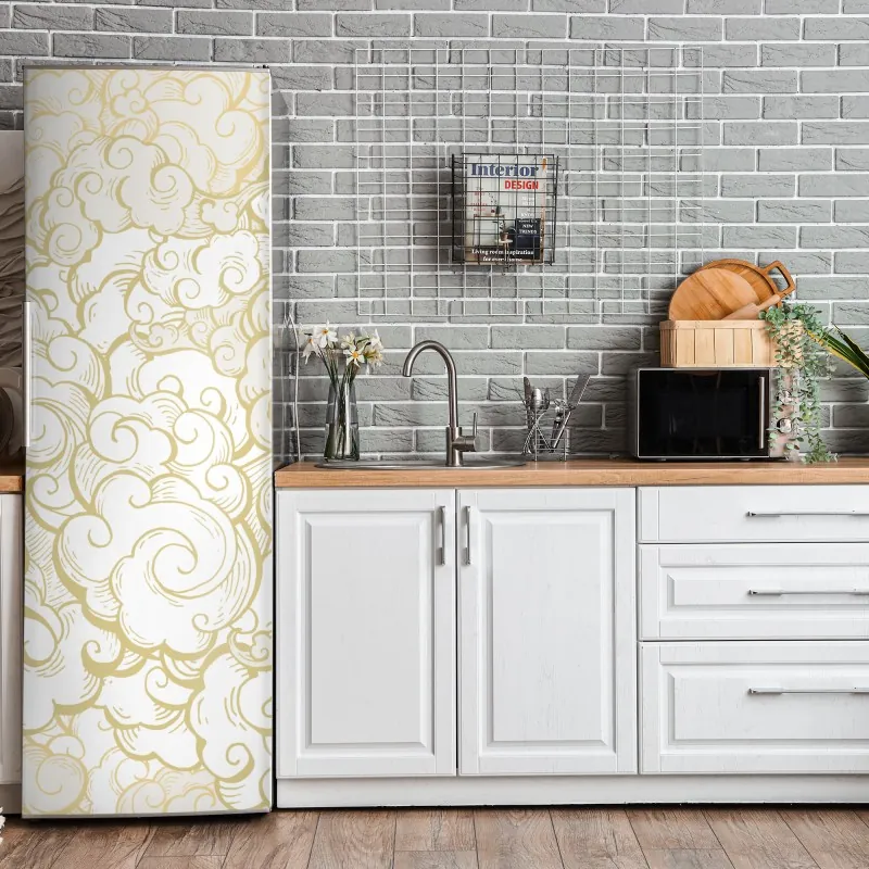 Naklejka na lodówkę miękkie niebieskie gwiazdki do pokoju dziecięcego – Wallissimo®