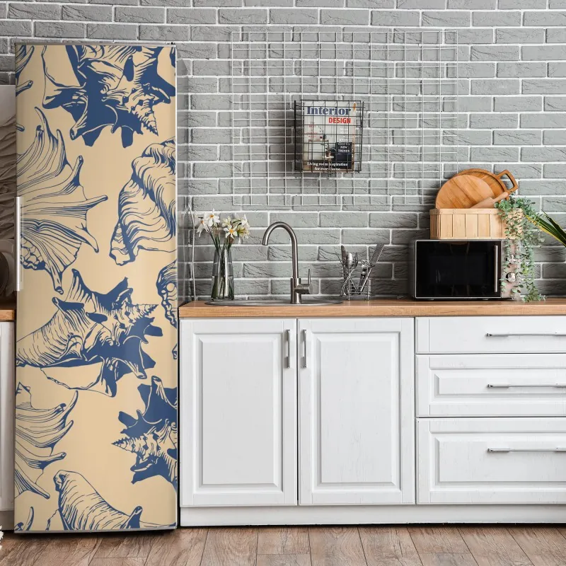 Naklejka na lodówkę wodospad Marmore w Umbrii: mglista zieleń – Wallissimo®