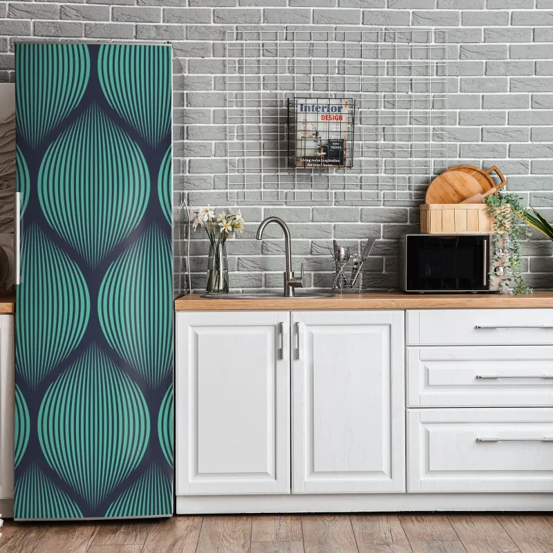 Naklejka na lodówkę miękkie niebieskie gwiazdki do pokoju dziecięcego – Wallissimo®