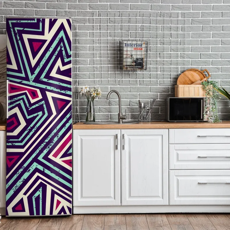 Naklejka na lodówkę intensywny portret goryla w czerni i bieli – Wallissimo®