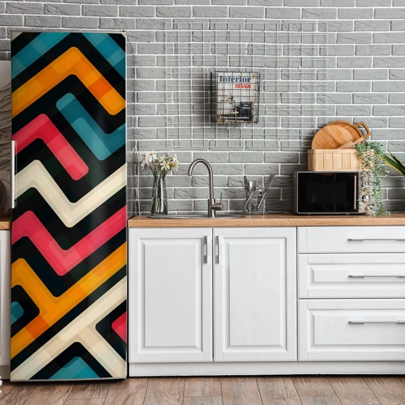 Naklejka na lodówkę delikatne różowe serduszko zbliżenie kwiatowe – Wallissimo®