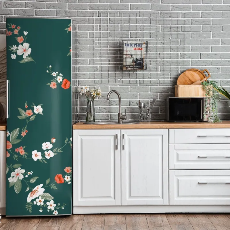 Naklejka na lodówkę wodospad Marmore w Umbrii: mglista zieleń – Wallissimo®